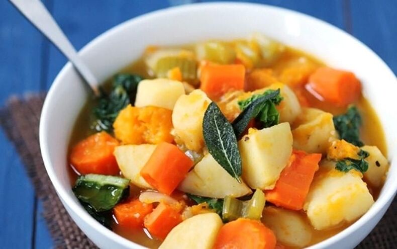 stufato di verdure con pancreatite