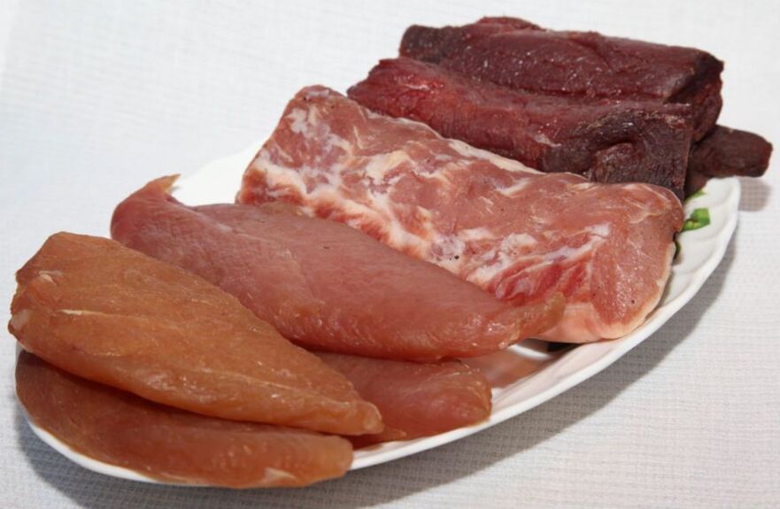 carne per le persone con il primo gruppo sanguigno