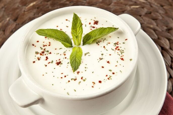 zuppa dimagrante allo yogurt